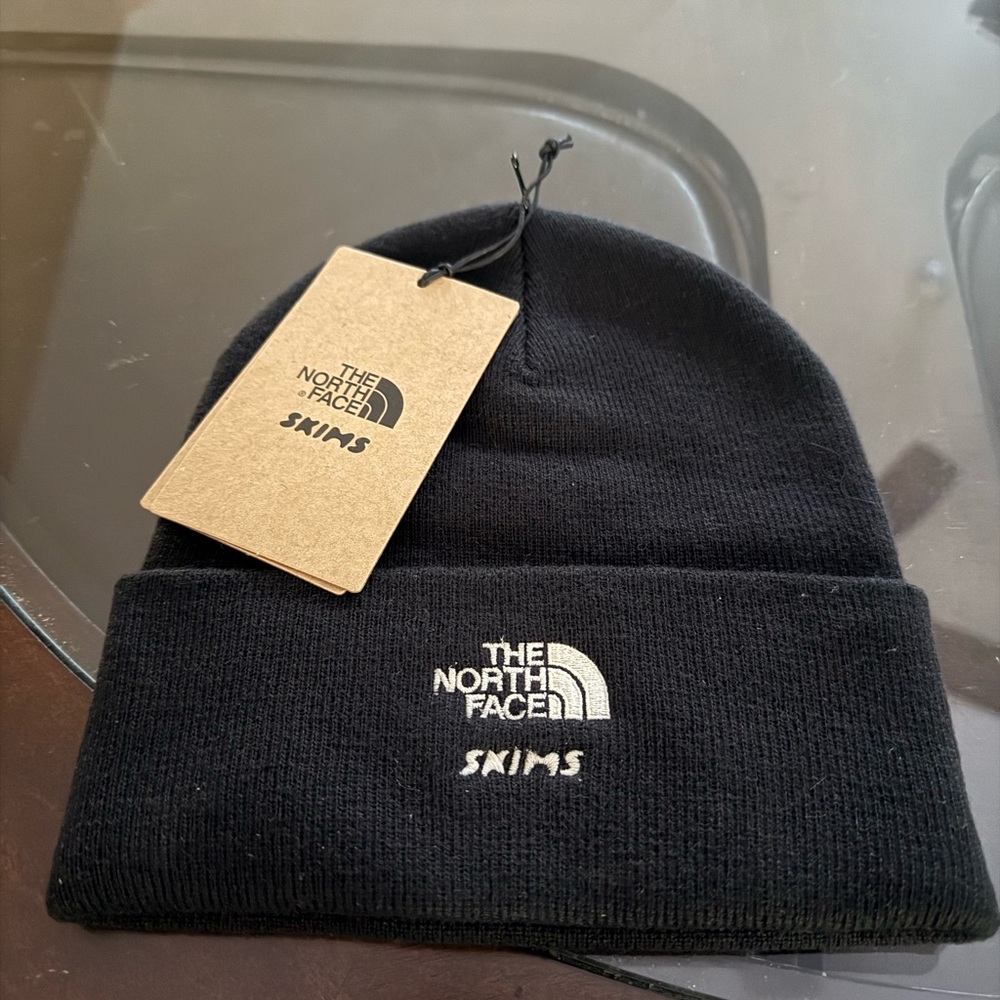 The North Face X SKIMS Black Knit Hat - NEW